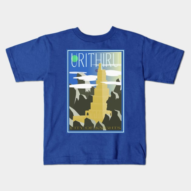 Urithiru Tourism Poster Kids T-Shirt by Crew